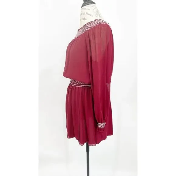 TORY BURCH Indie off-the-shoulder Mini Dress US 8